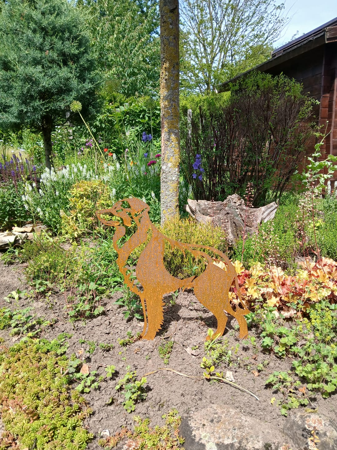 Customer photo review of Gartenstecker Angelndes Kind
