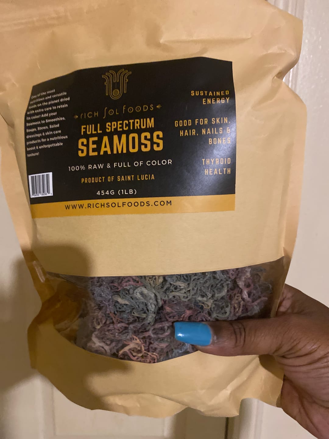 Customer photo review of Full Spectrum Irish Sea moss