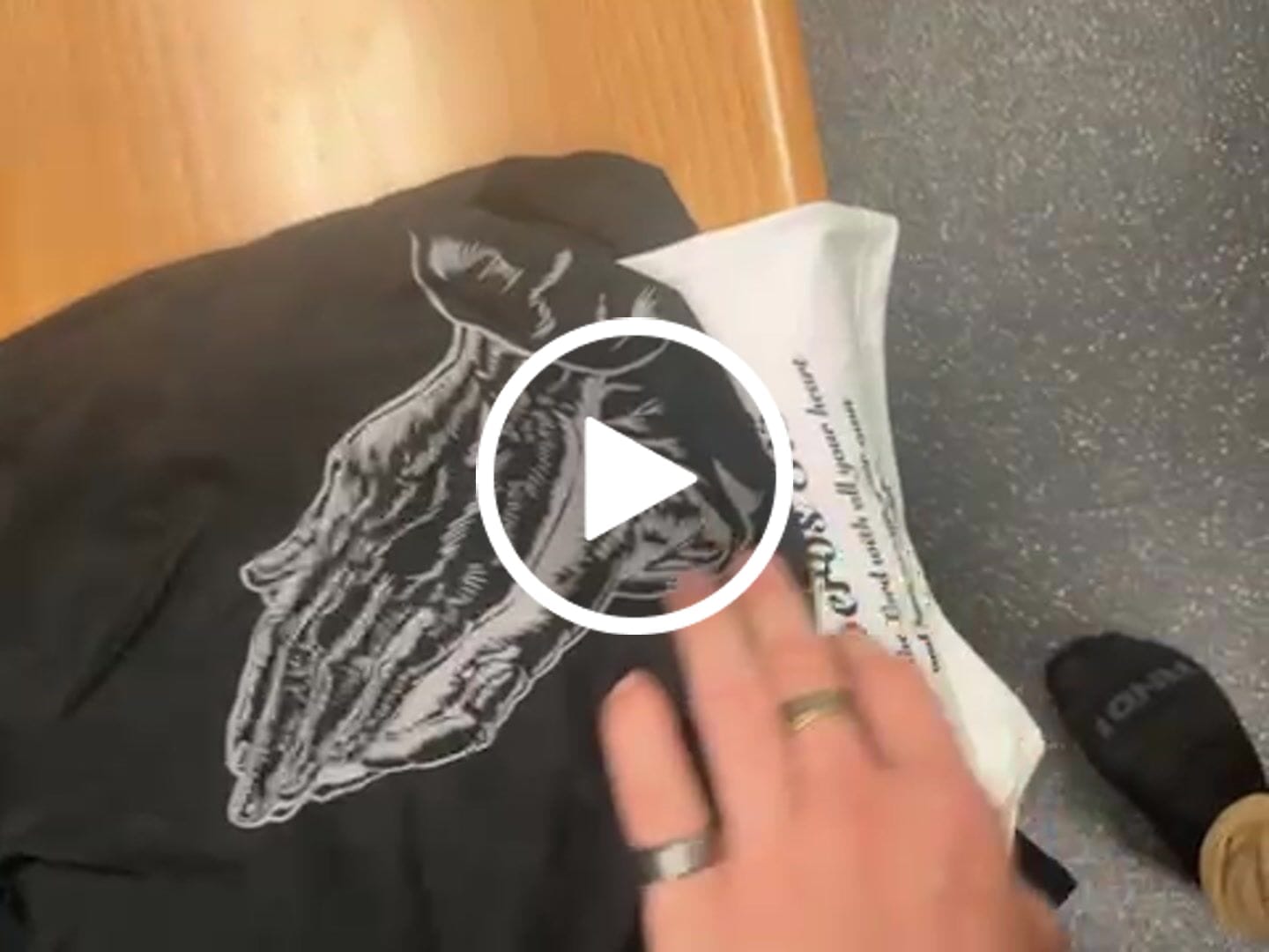 Customer video review of Praying Hands Performance Shorts - Black