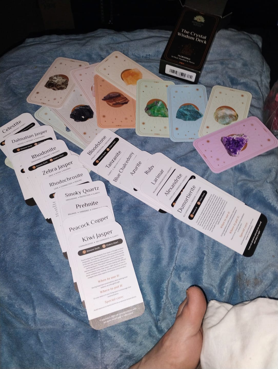 Customer photo review of The Crystal Wisdom Card Deck