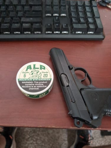 Customer photo review of Mountain Wintergreen Nicotine Pouches