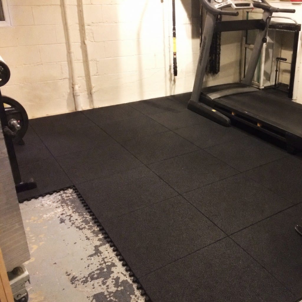 Customer photo review of Interlocking Gym Tiles UK | 17mm Rubber Gym Mats | 80kg Drop Rated