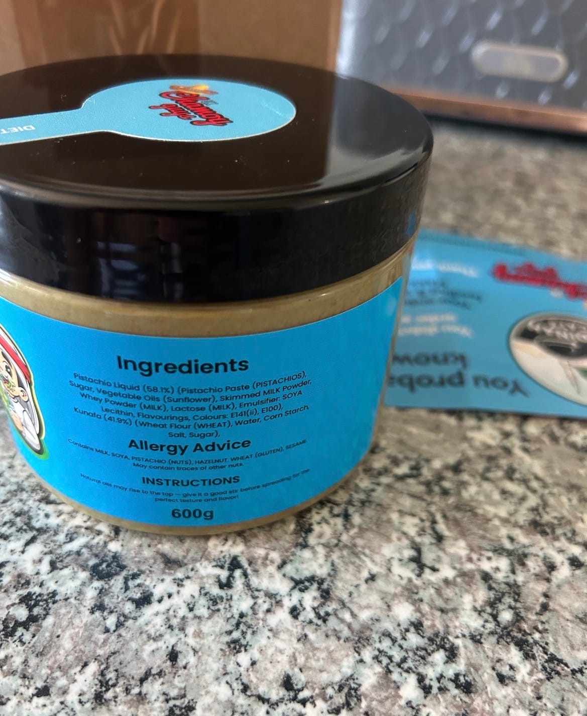 Customer photo review of Pistachio Kunafa Spread