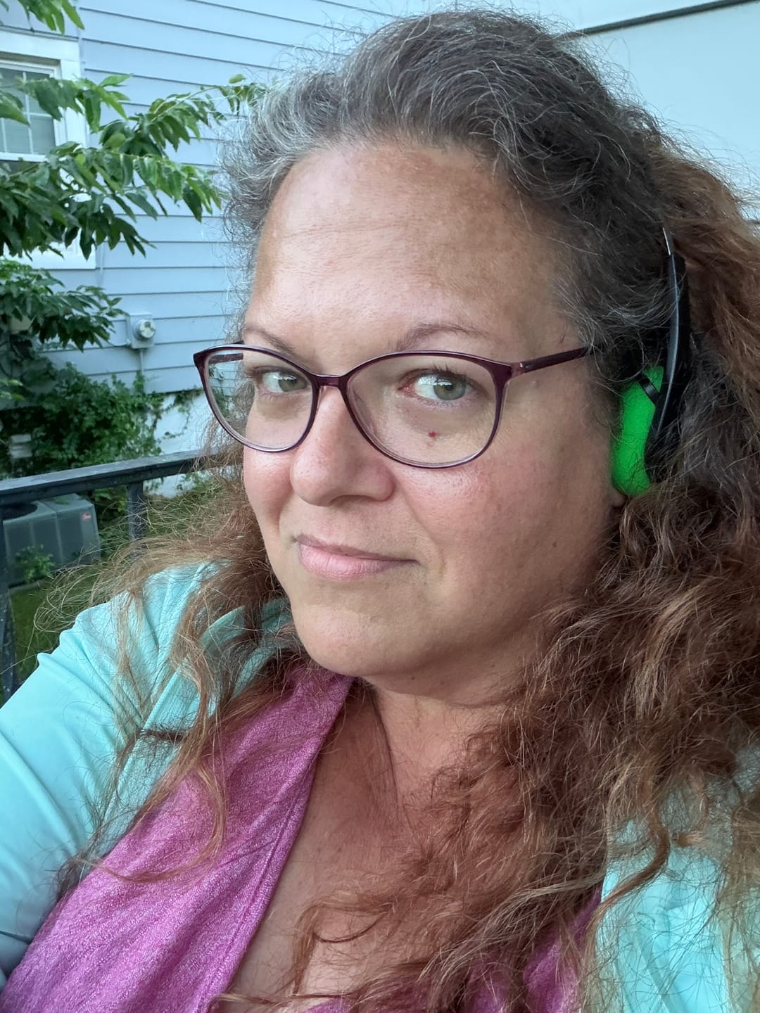 Customer photo review of Thick Replacement Foam Pad Cushions for Headphones - 2" Diameter