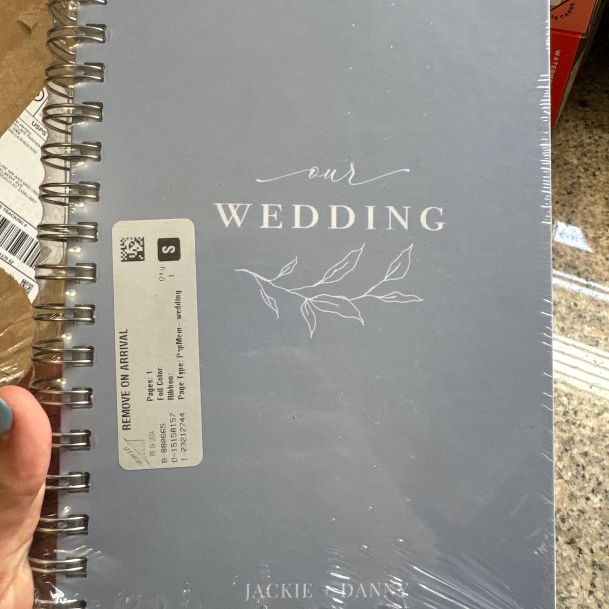 Customer photo review of Our Wedding Planner