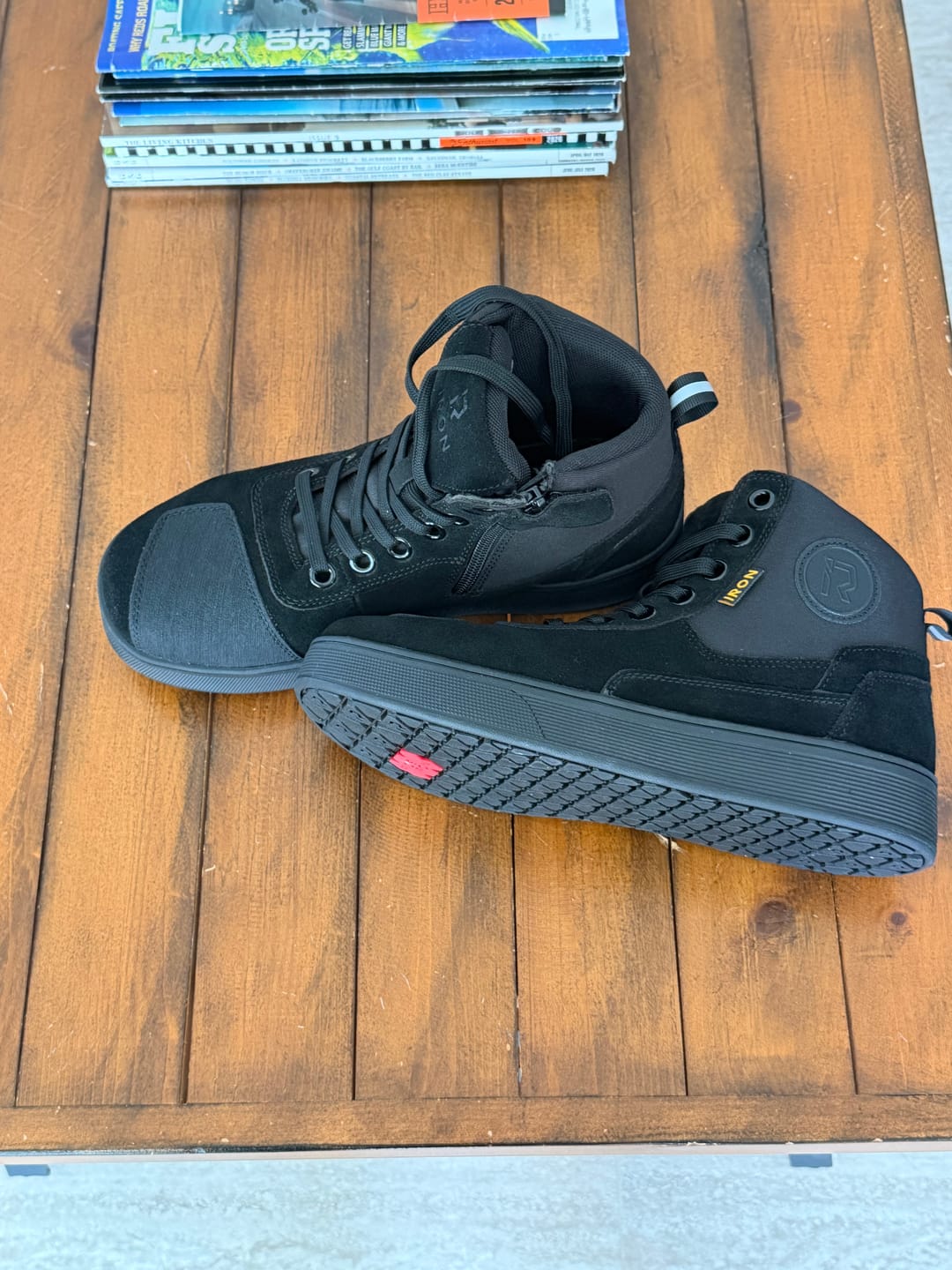 Customer photo review of RIDEIRON Street Height Increasing Motorcycle Riding Shoes | MS6002