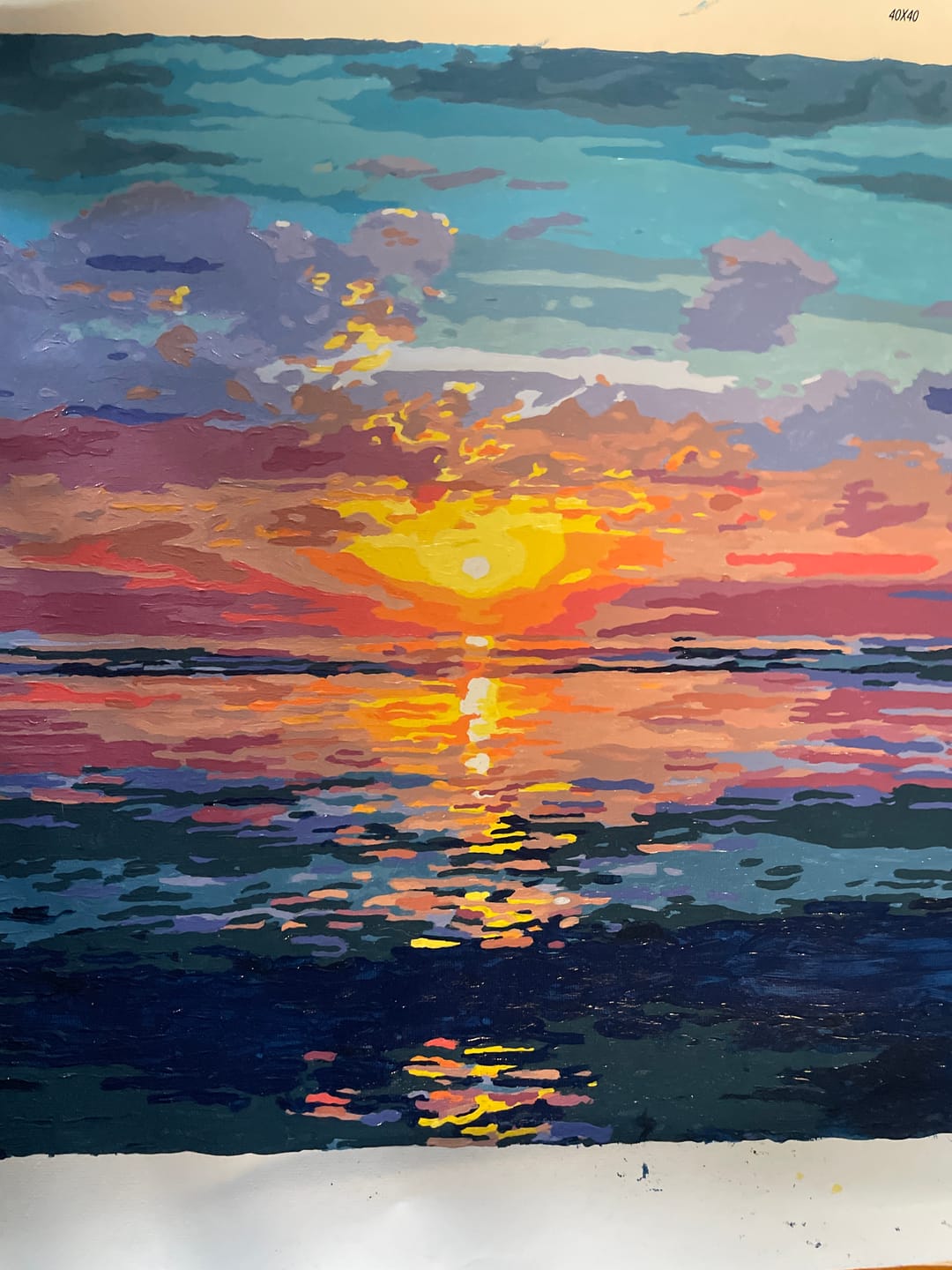 Customer photo review of Tranquil Sea Sunrise Glow