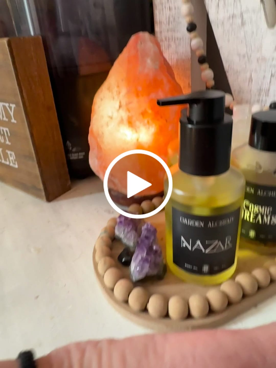 Customer video review of NAZAR BODY OIL
