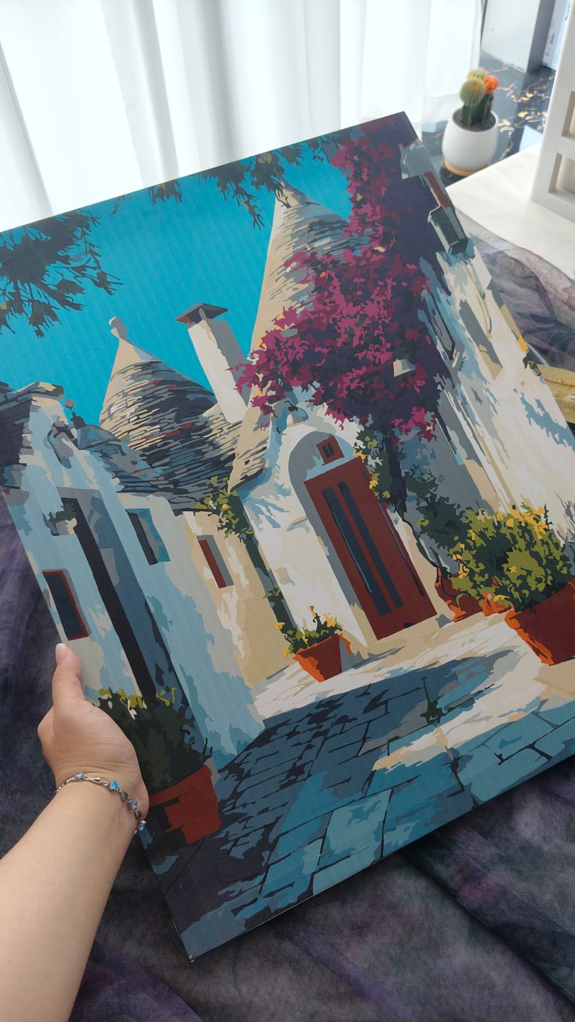 Customer photo review of Albero Bello | Paint by Number