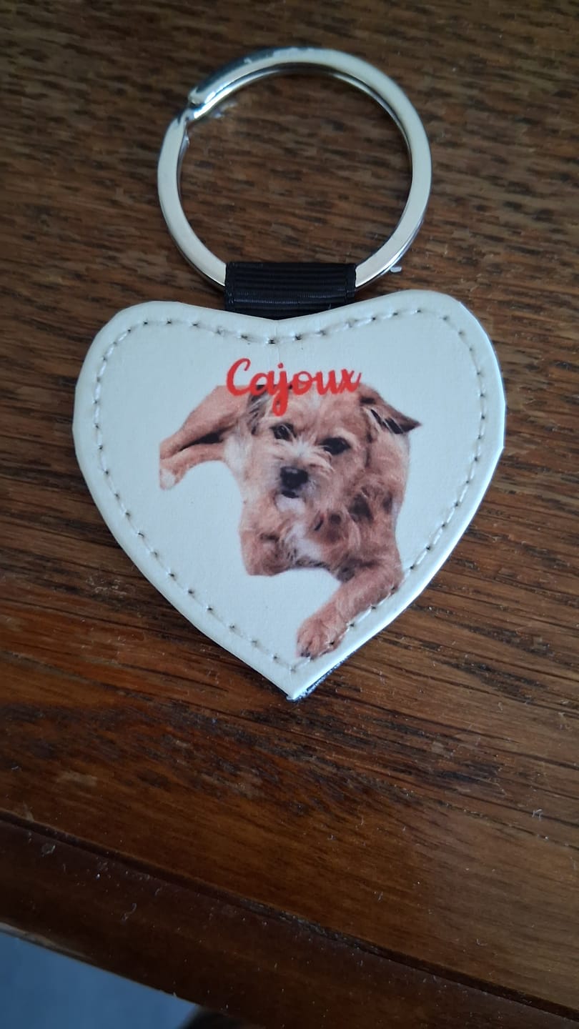 Customer photo review of Portrait d'animal - Porte-clés personnalisé