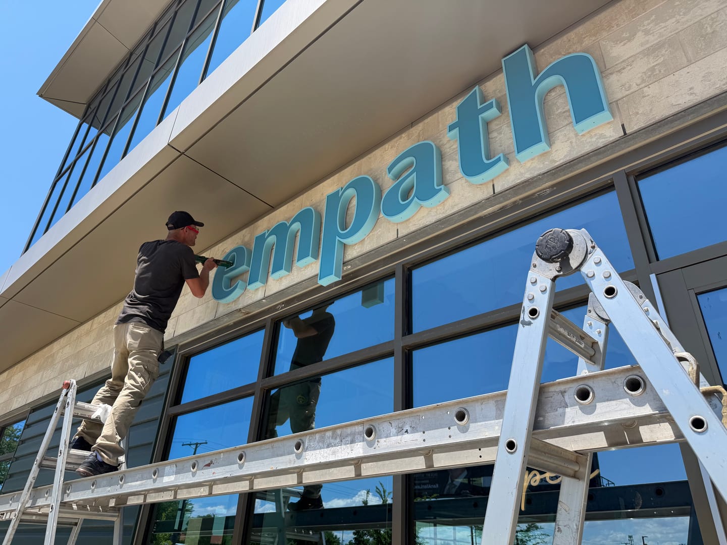 Customer photo review of CUSTOM MOCKUP SIGN FOR Sara Pickart