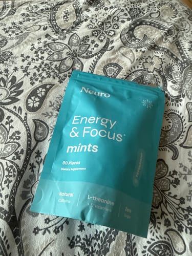Customer photo review of Energy & Focus Mints