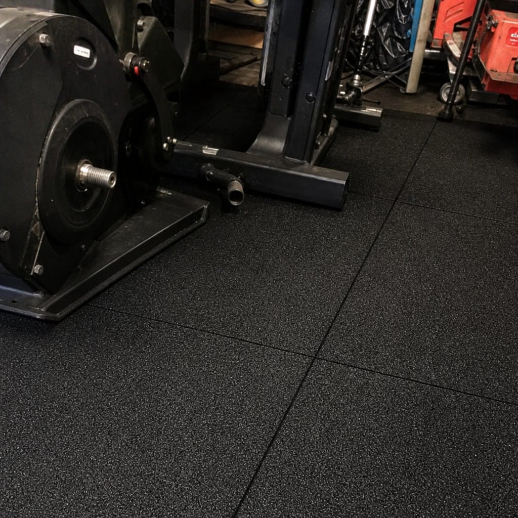 Customer photo review of 20mm Rubber Gym Tiles UK | 1m² Interlocking | 400kg Drop Rated