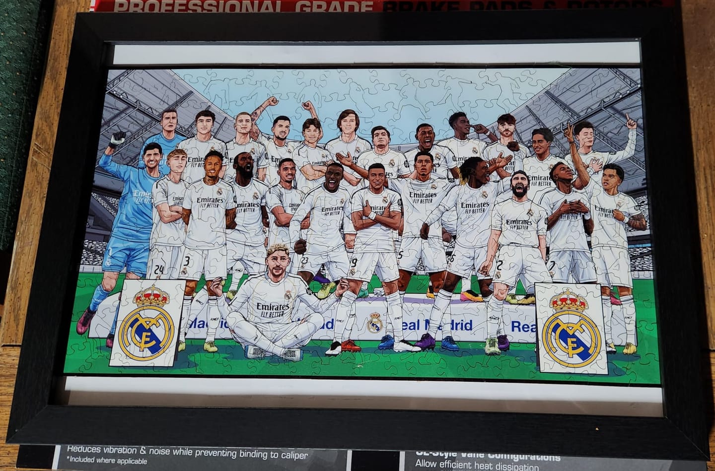 Customer photo review of Real Madrid CF® 25/26 Team - Wooden Puzzle