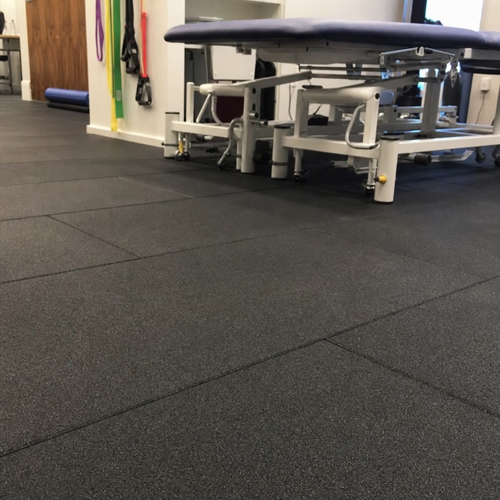Customer photo review of TitanForce Pro 20mm Rubber Gym Flooring Tiles 100x50cm | Precision Moulded | UK Stock