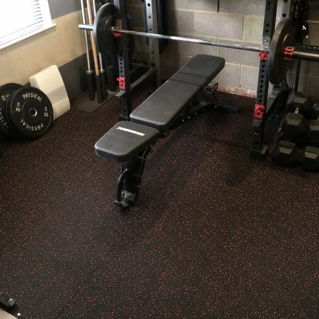 Customer photo review of Heavy-Duty Rubber Gym Flooring Rolls UK | Commercial Grade | Full 10m Roll