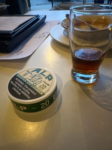 Customer photo review of Mountain Wintergreen Nicotine Pouches
