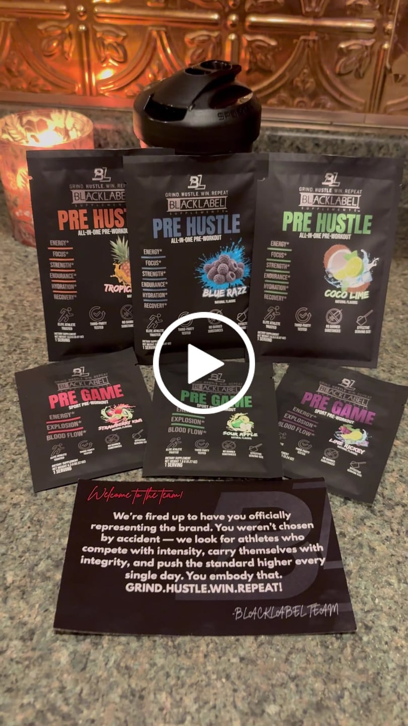 Customer video review of PRE WORKOUT SAMPLES + SHAKER