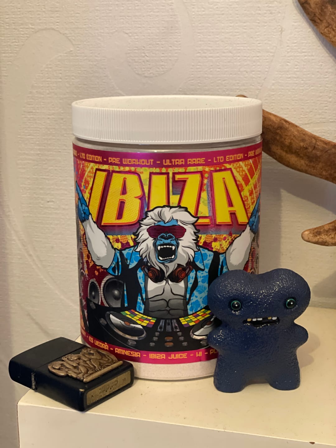 Customer photo review of IBIZA JUICE “OG” ALL IN ONE - HIGH STIMULANT PRE WORKOUT - ULTRA RARE - LTD EDITION - STRAWBERRY PINEAPPLE.