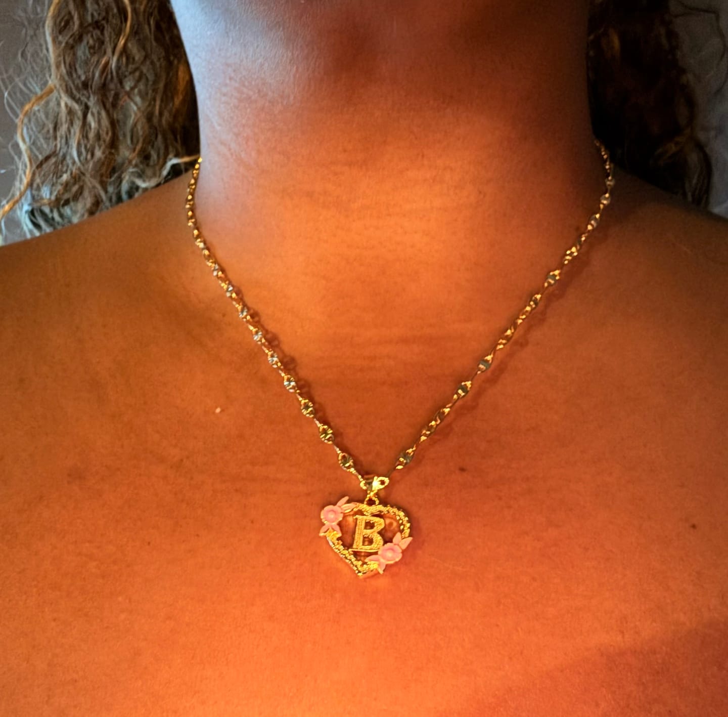 Customer photo review of Feelin' Lucky Pendant Necklace