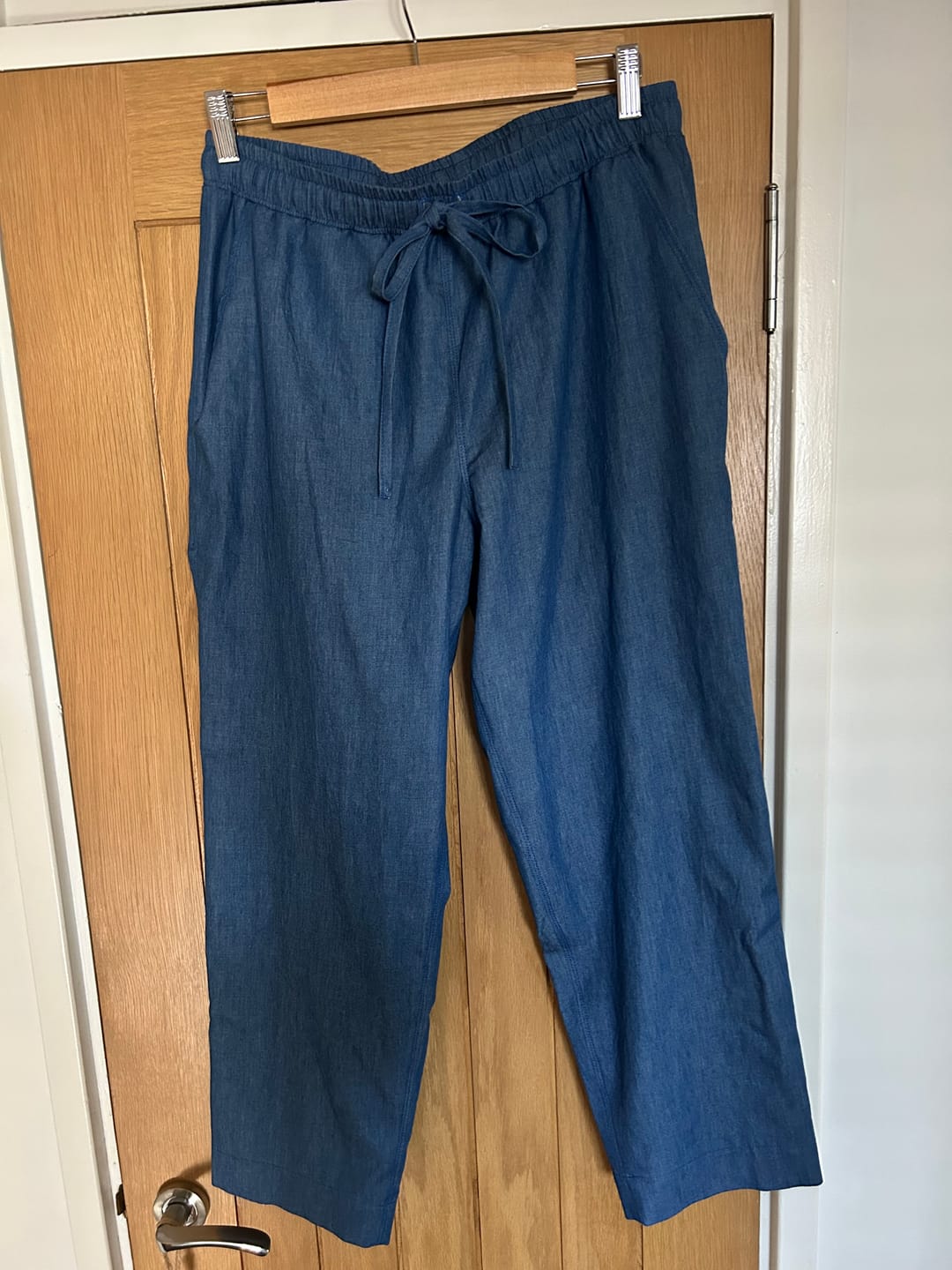 Customer photo review of Lightweight 4oz Washed Denim Fabric