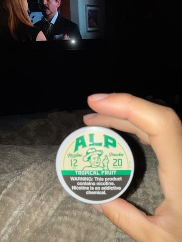 Customer photo review of Tropical Fruit Nicotine Pouches