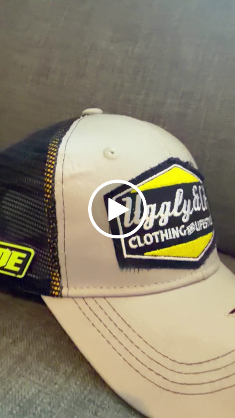 Customer video review of Stone Grey Diamond Trucker Hat x Kyle Ryde #1