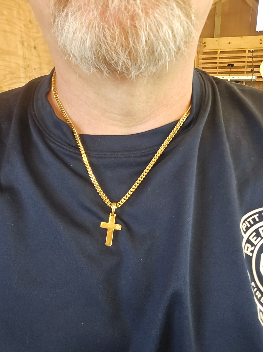 Customer photo review of Franco Chain (Gold)