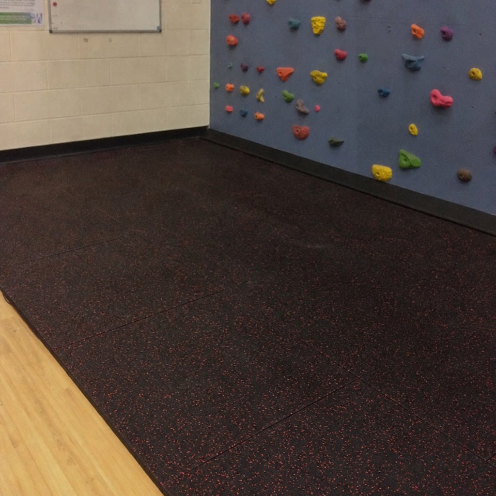Customer photo review of Heavy-Duty Rubber Gym Flooring Rolls UK | Commercial Grade | Full 10m Roll