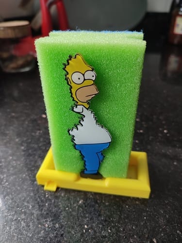 Customer photo review of Homer Sponge Holder