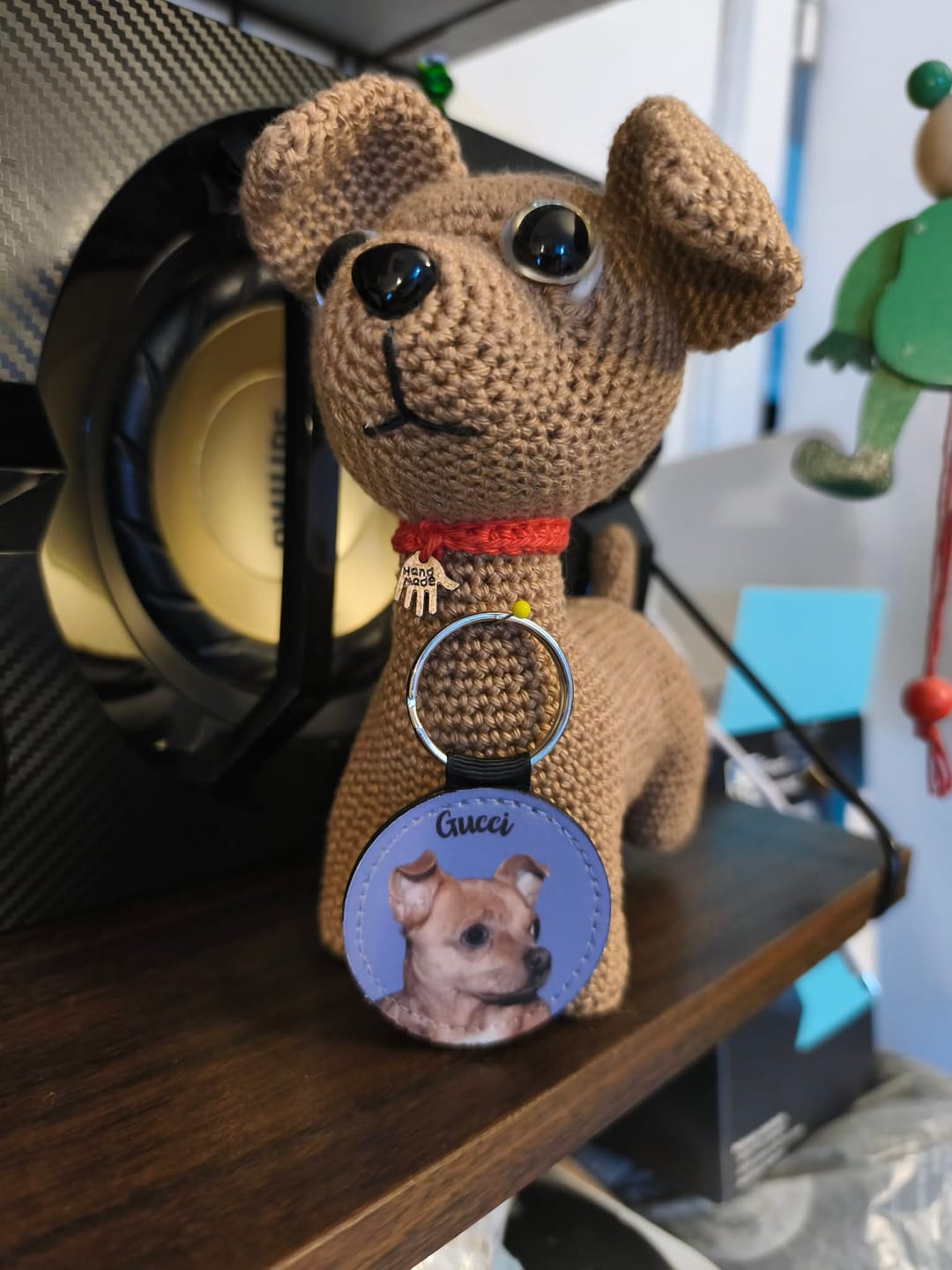 Customer photo review of Portrait d'animal - Porte-clés personnalisé