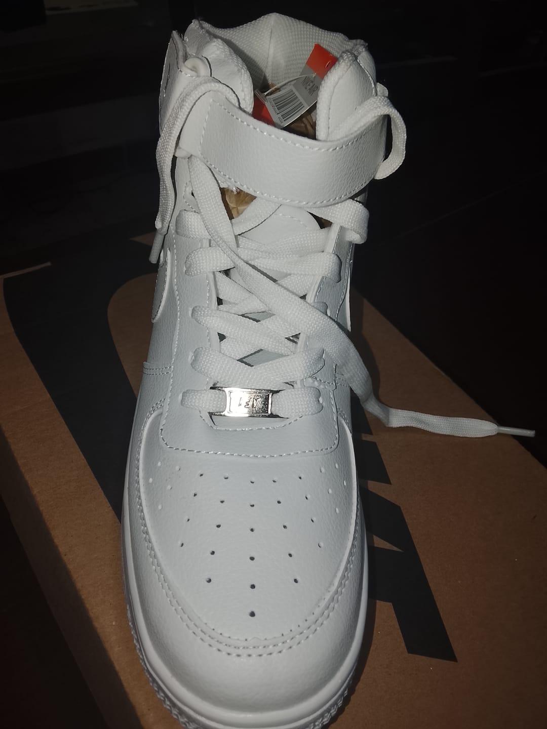 Customer photo review of Paq 6 Pares Tenis 841 Blanco Total 25/28.5
