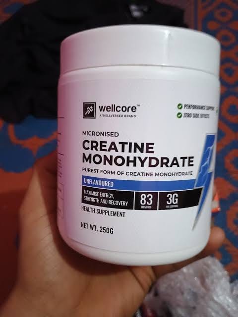 Customer photo review of Wellcore - Pure Micronised Creatine Monohydrate | Unflavoured (6 Sachets)