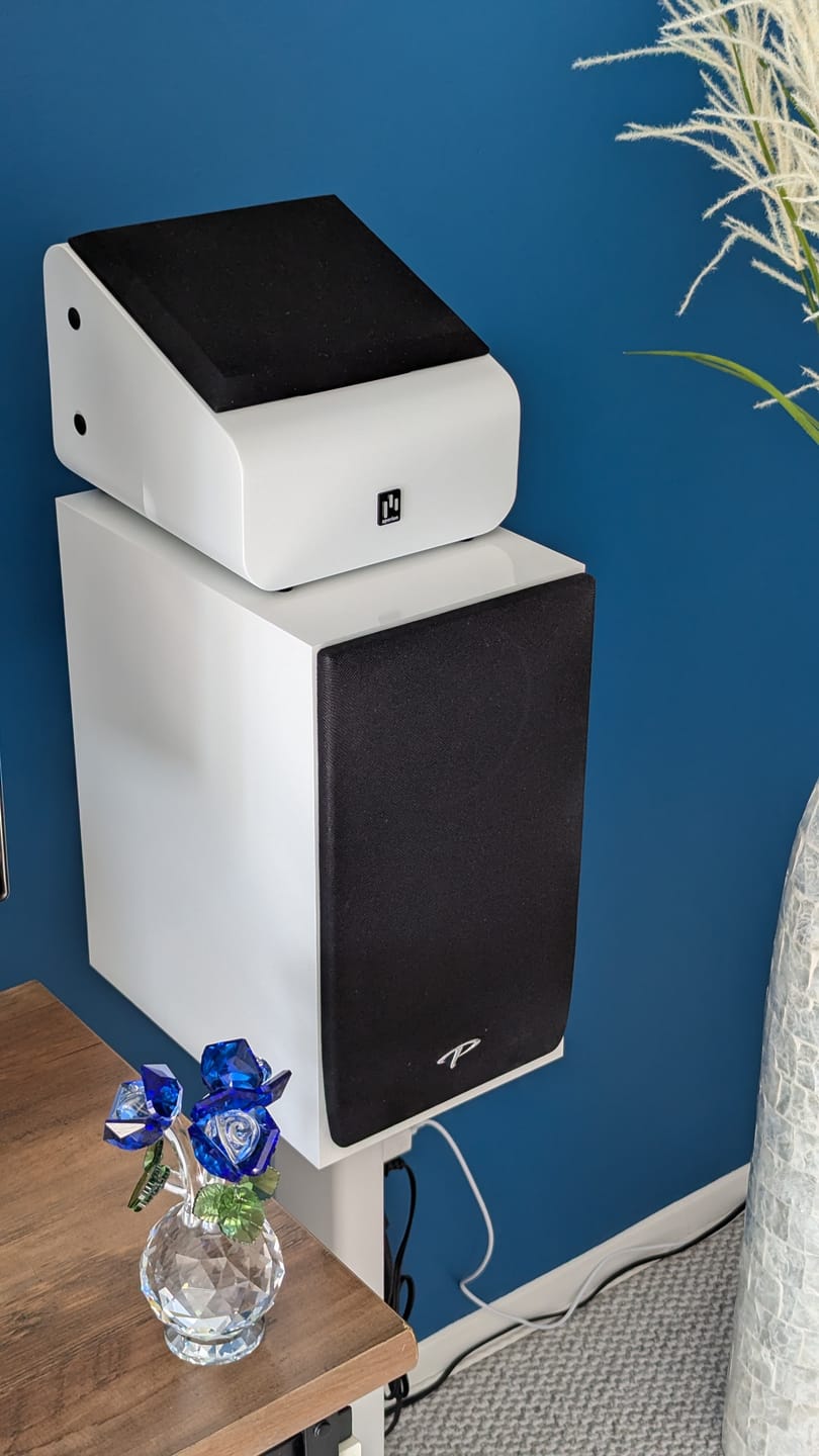 Customer photo review of A5 Atmos 5.25" Immersive Reflective/Height Module Speaker Pair
