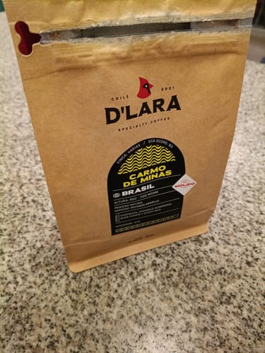Customer photo review of 250G Café de Especialidad Carmo de Minas - Brasil en Grano o Molido