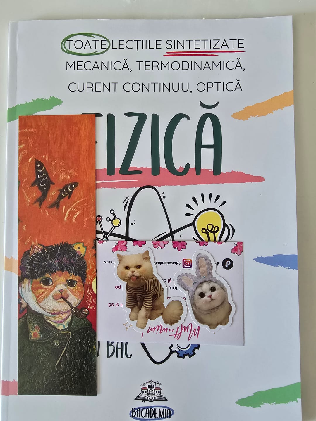 Customer photo review of Carte Fizică Bacalaureat Bacademia