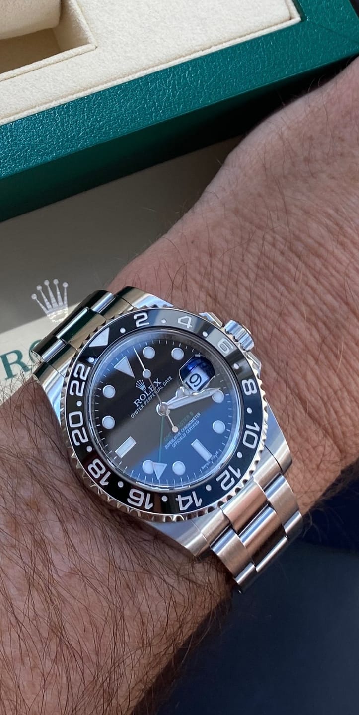 Customer photo review of Rolex GMT-Master II - 116710LN - Full-Set