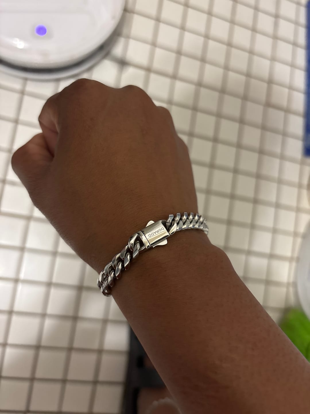 Customer photo review of Cuban Link Bracelet - 8mm