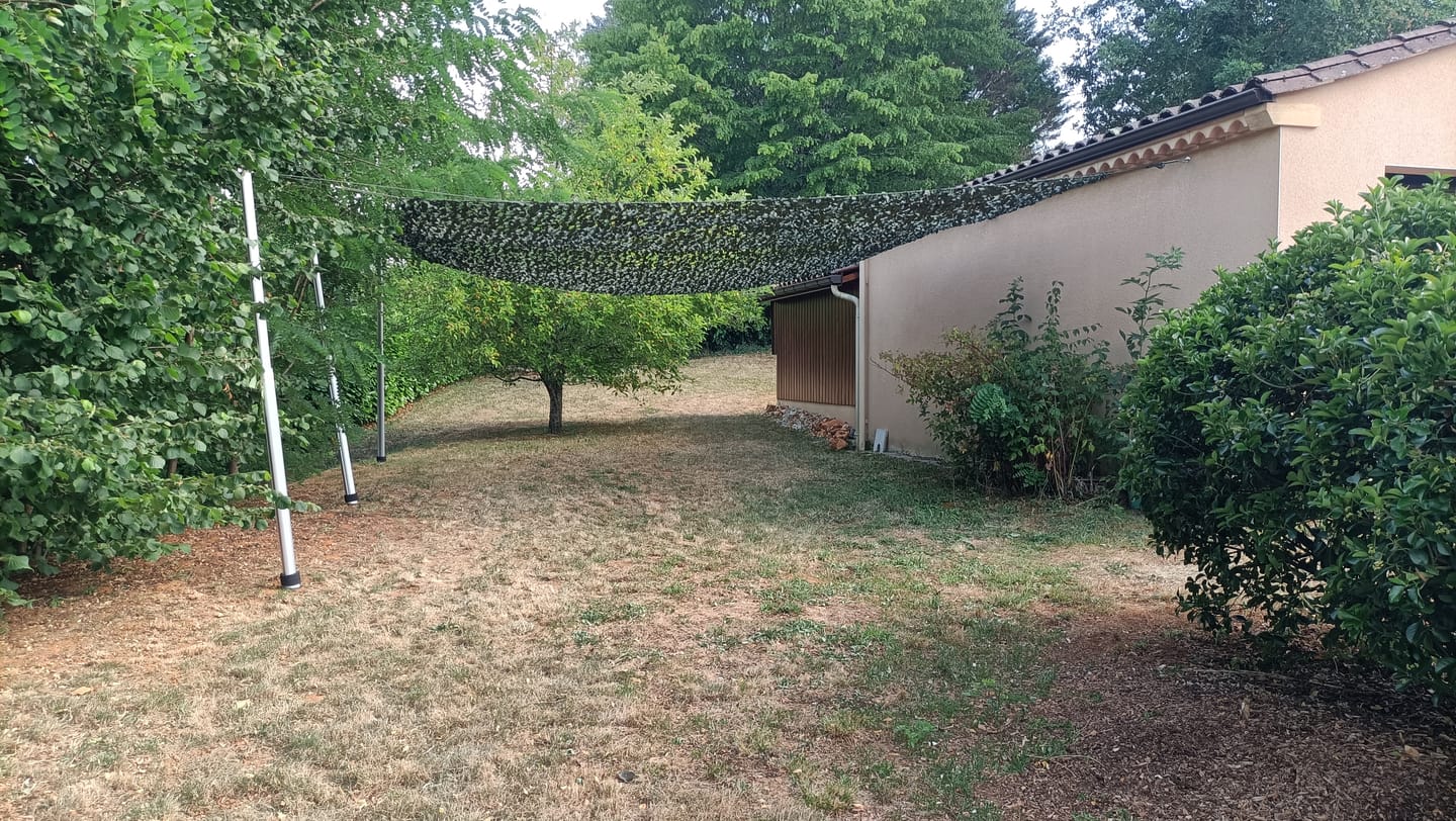 Customer photo review of Mât télescopique en aluminium pour Filet de Camouflage