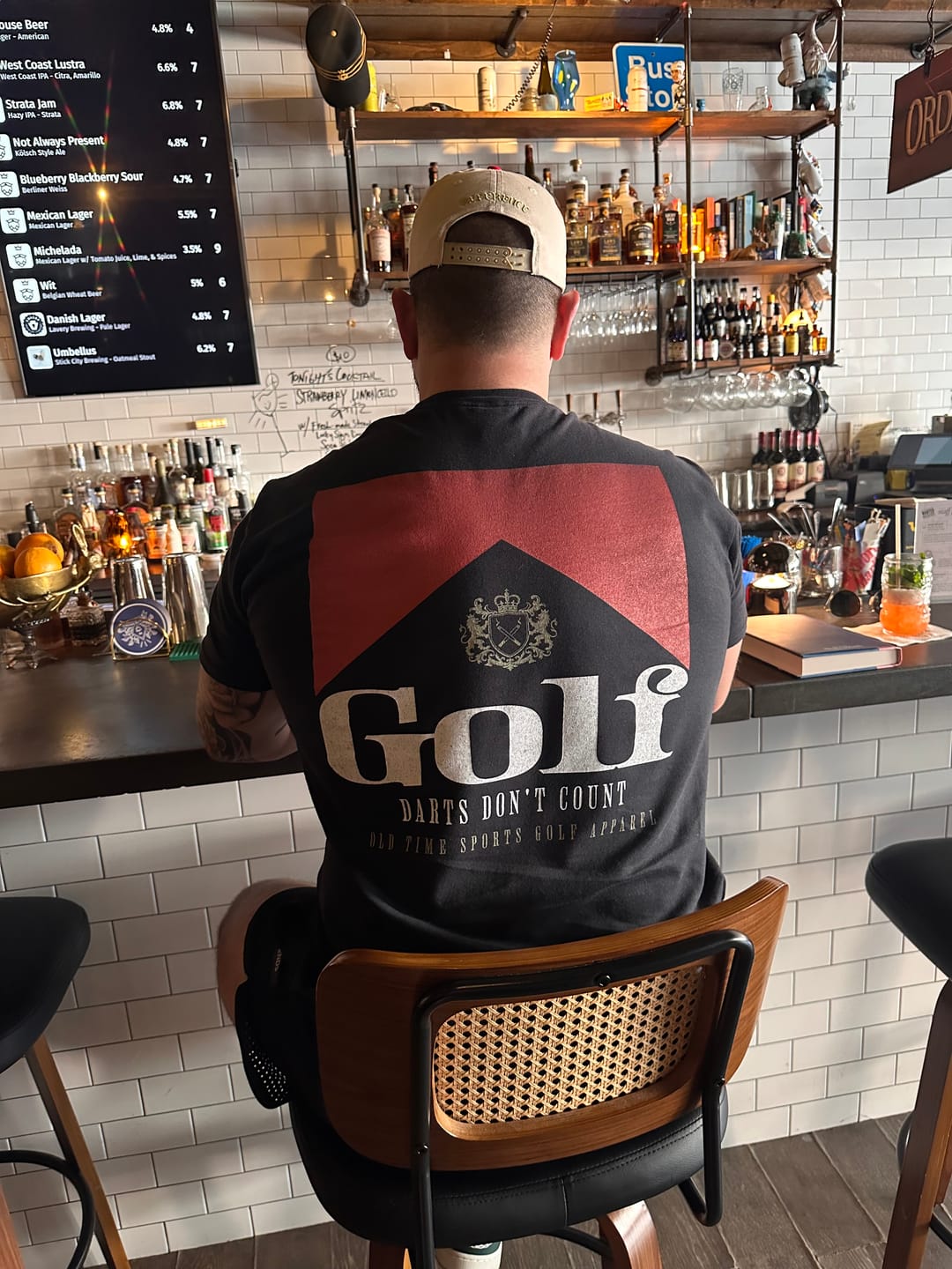 Customer photo review of Golf Darts T-Shirt