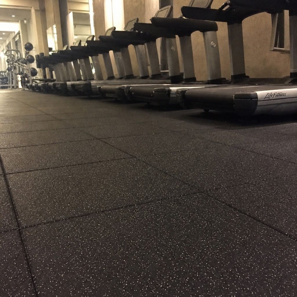Customer photo review of 30mm Acoustic Rubber Gym Tiles | Soundproof Gym Flooring | 75 dB Noise Reduction | 200kg+ Drop Rated | EN 13893 Certified