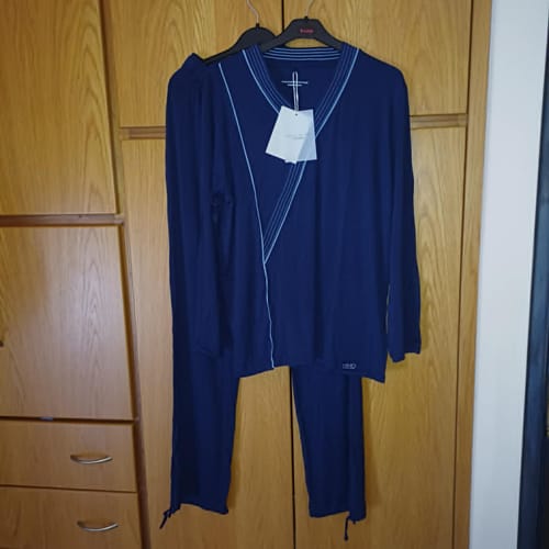 Customer photo review of Himoriwabi Kaizen Samue Pajamas