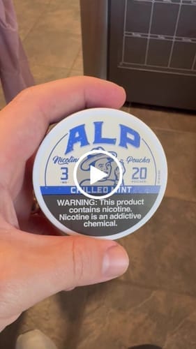 Customer photo review of Chilled Mint Nicotine Pouches