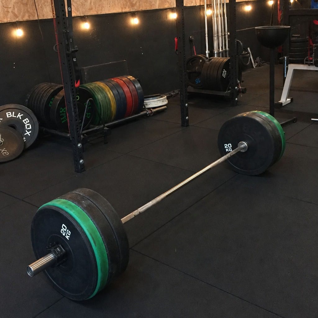Customer photo review of 30mm Rubber Gym Tiles | Olympic Lifting & CrossFit | 200kg+ Drop Rated