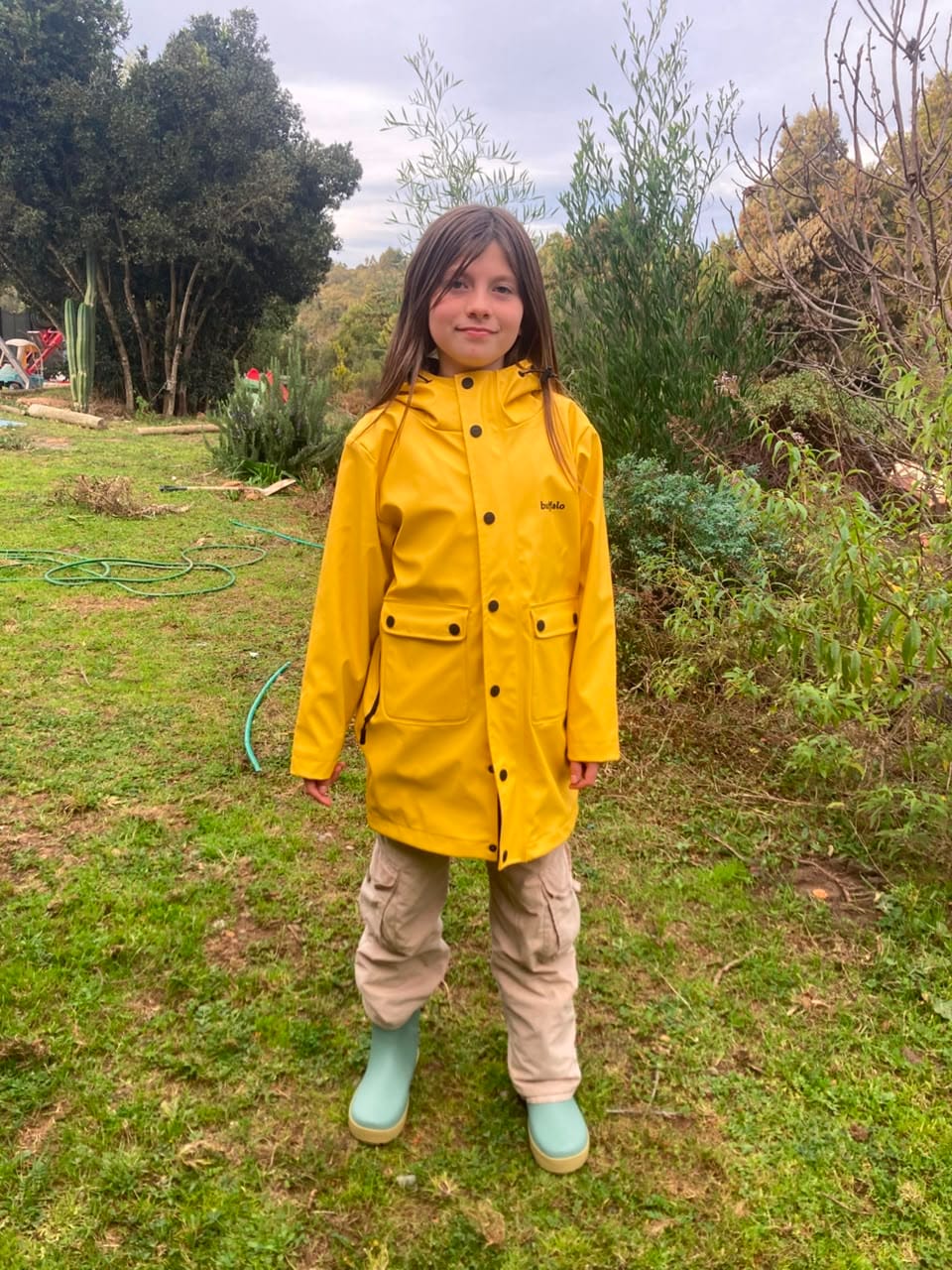 Customer photo review of Impermeable Raincoat Niños