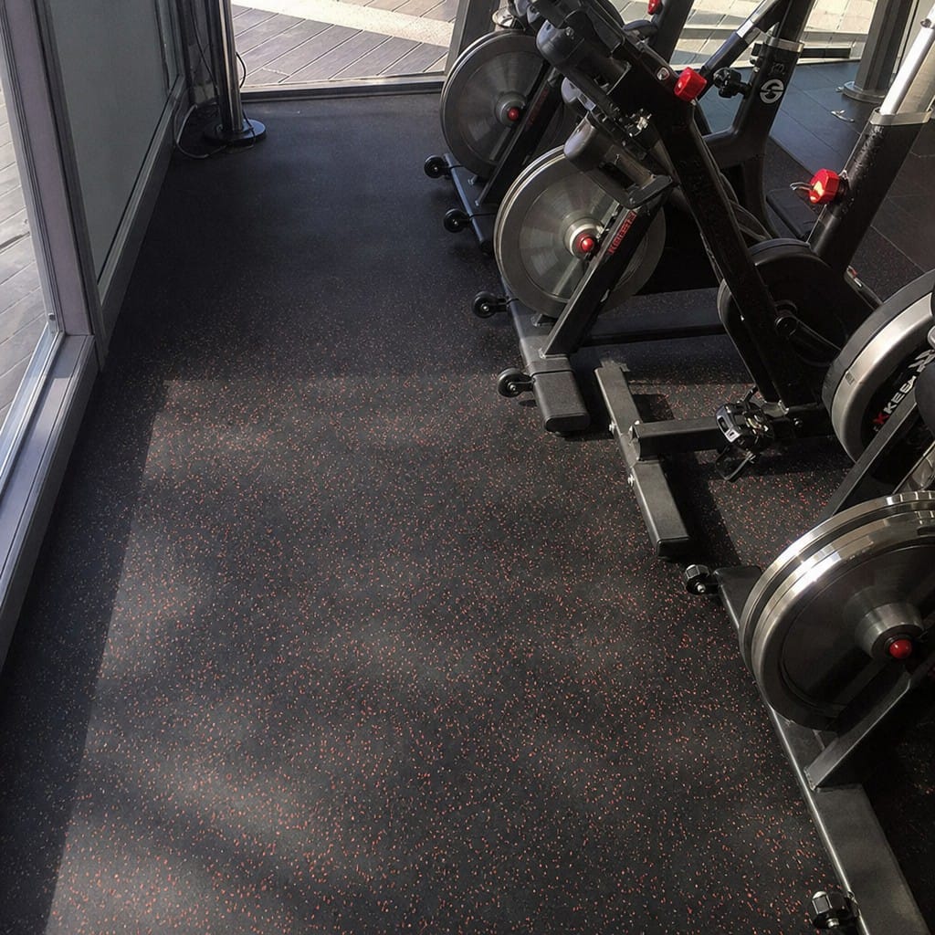 Customer photo review of Heavy-Duty Rubber Gym Flooring Rolls UK | Commercial Grade | Full 10m Roll
