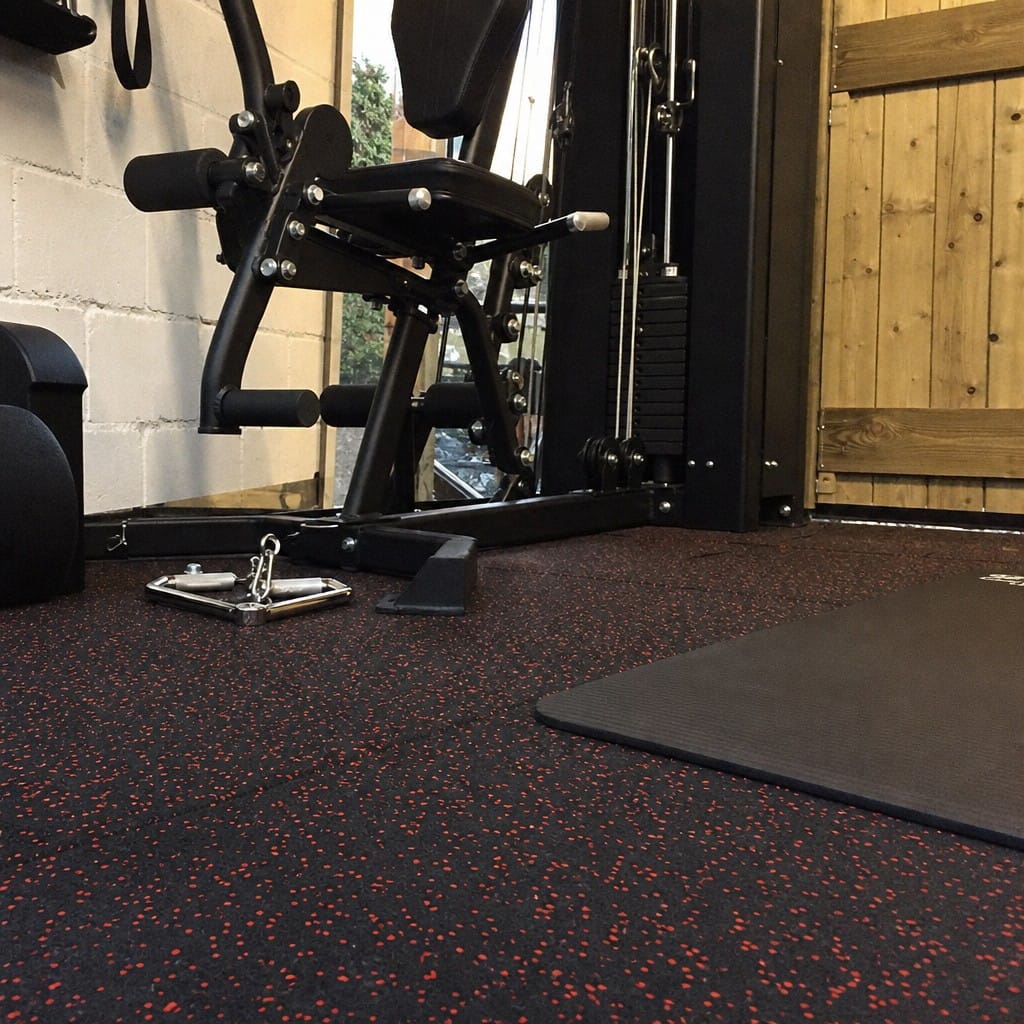 Customer photo review of Heavy-Duty Rubber Gym Flooring Rolls UK | Commercial Grade | Full 10m Roll