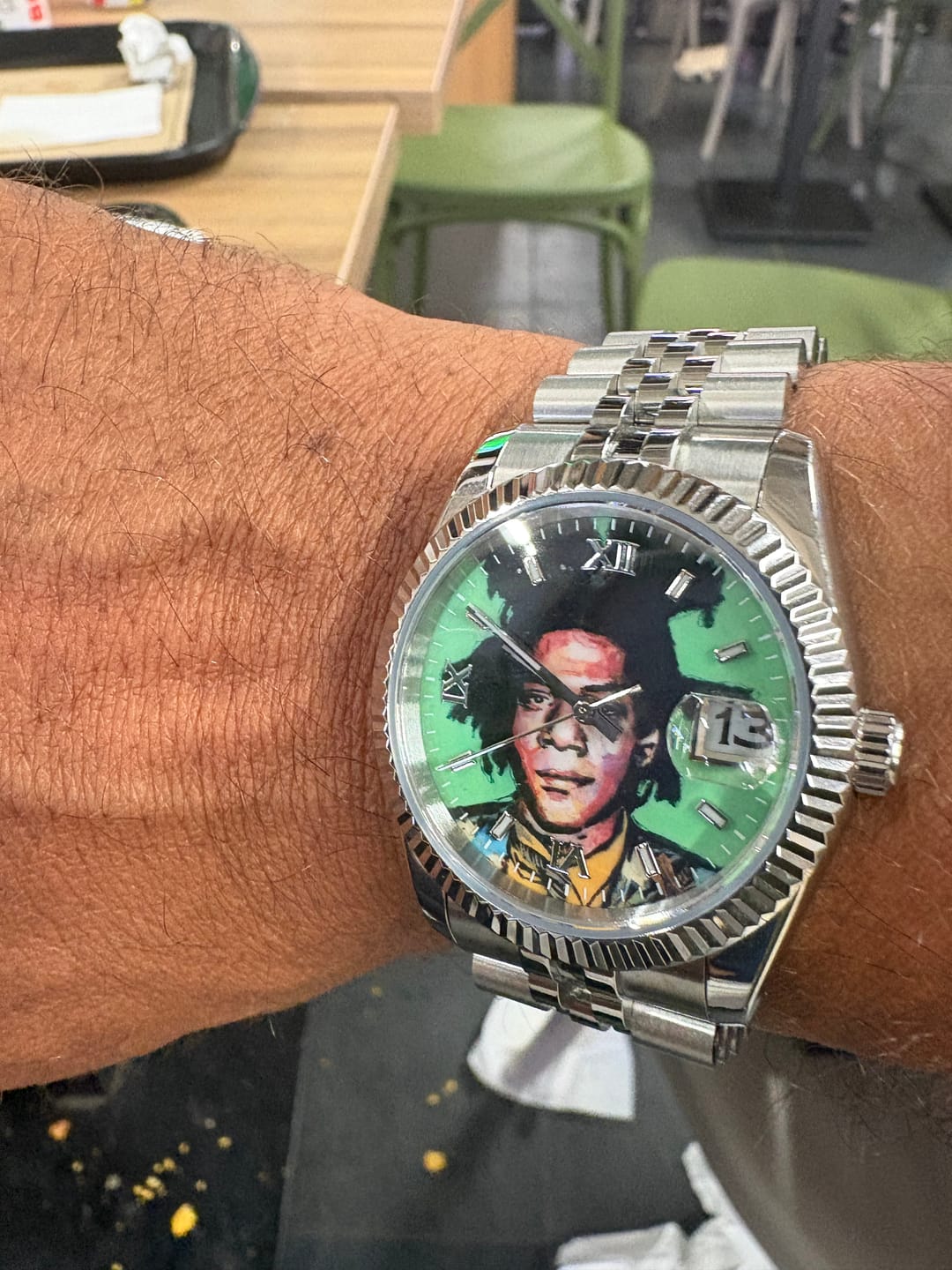 Customer photo review of SILVER EONDATE CLASSIC WATCH CUSTOMIZE