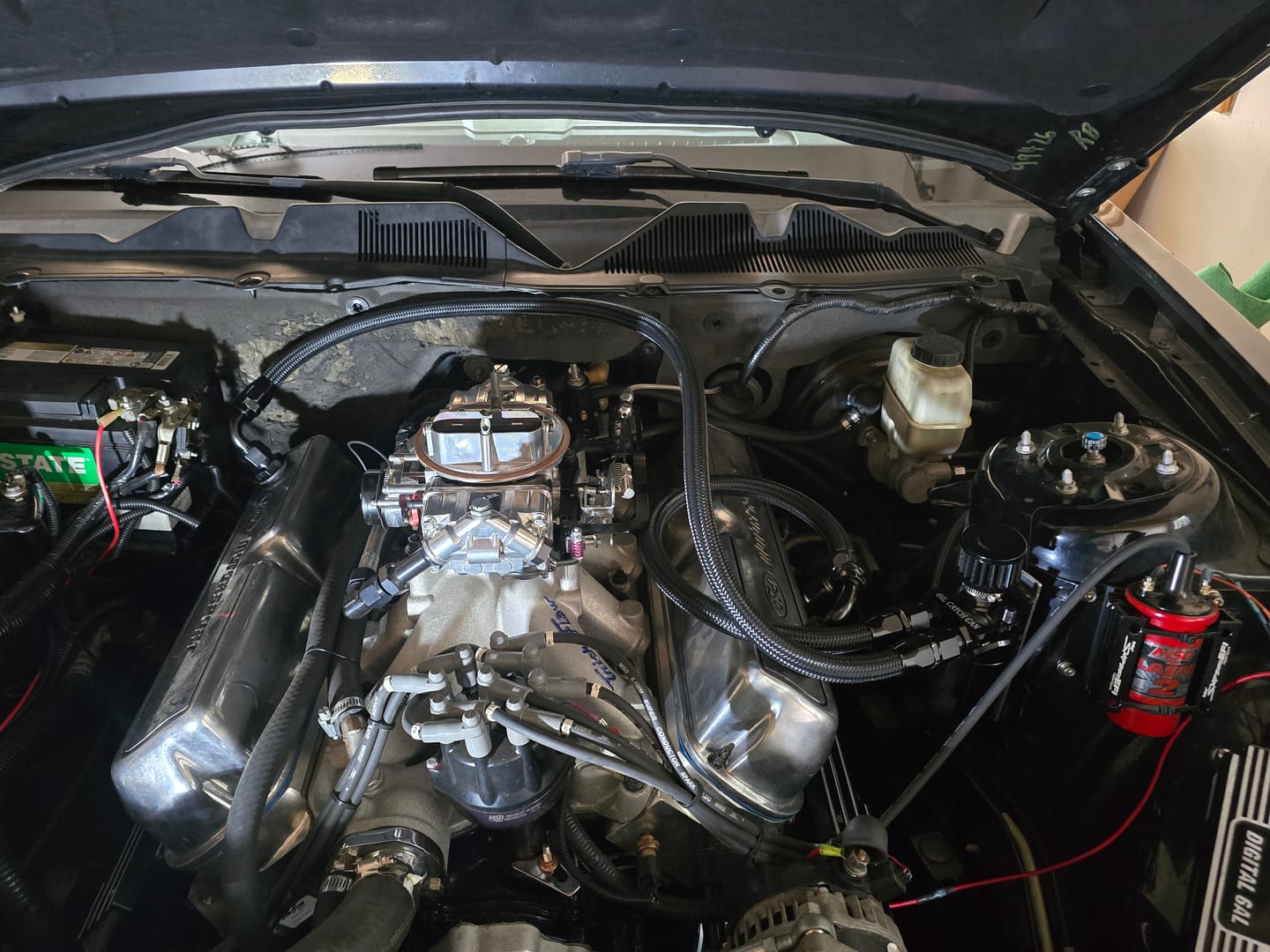 Customer photo review of SBC 10AN Valve Cover Adapter Fittings for Push-In Grommet (Pair)