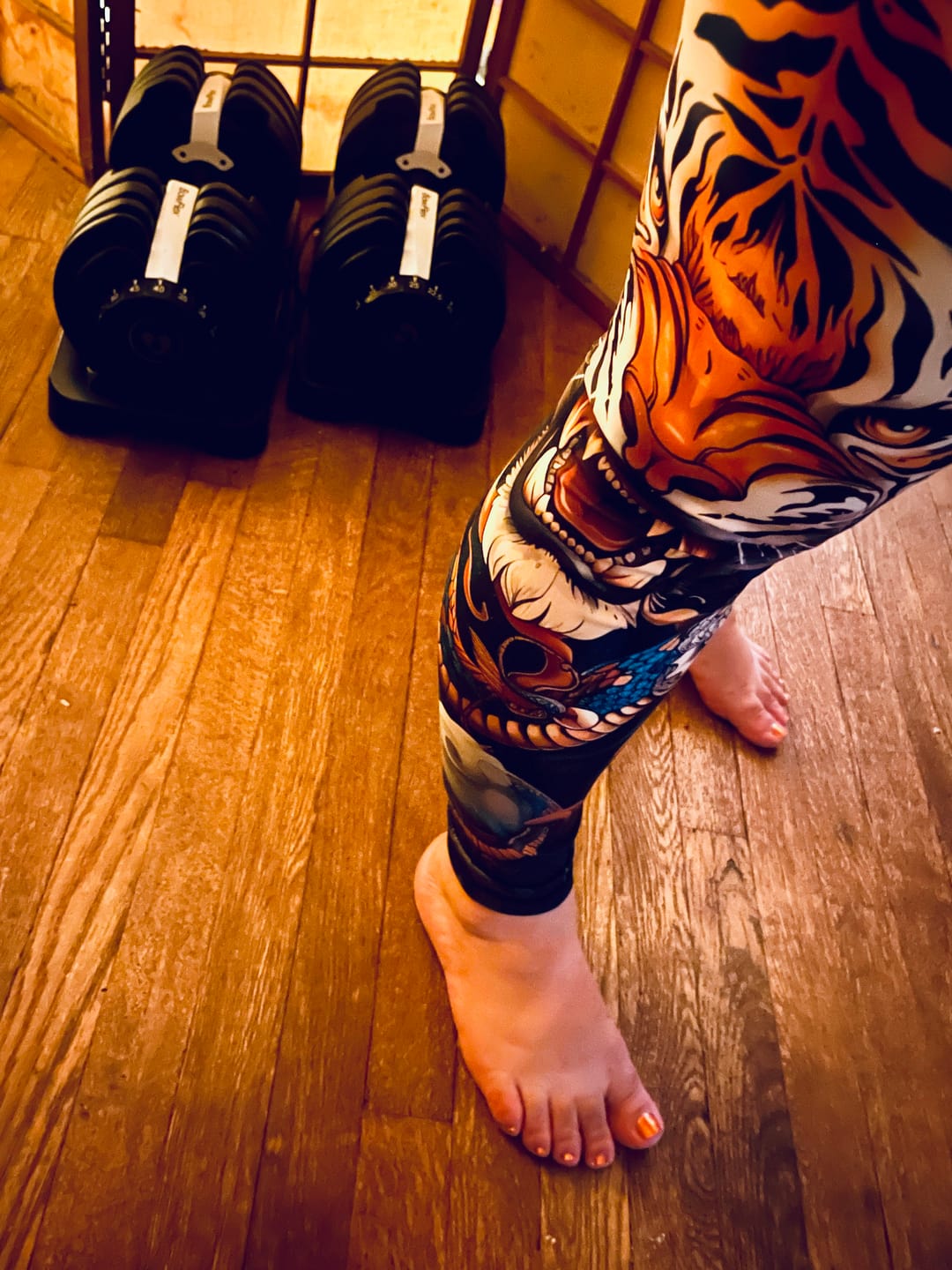 Customer photo review of TIGER SPIRIT WOMEN LEGGINGS